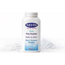 Nevin Nem Önleyici Pudra 90 G | Bebek ve Yetişkin Pudrası | Ince Yapılı Cilt Bakım Pudrası