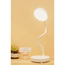 Gampus Bükülebilir Esnek Kitap Okuma Masa Lambası Loş Gece Lambası Dekoratif Masa Lambası