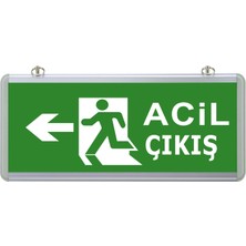 Maxled MX-7008 Sağ Sol Acil Çift Yönlü Acil Çıkış Armatürü