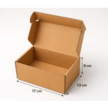 17X13X9 cm Kutu-Mini Receiver E-Ticaret Kargo Kutusu-01 Desi Kutu-Kraft-25 Adet