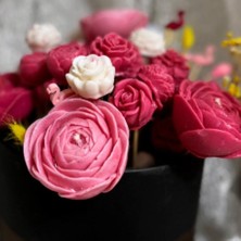 Kişiselleştirilmiş Gül Demeti Mum Buketi