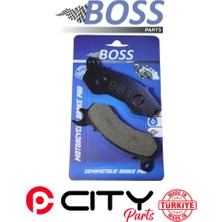 Bossparts Kuba Brilliant 125 2021-2025 Ön Fren Balatası Boss Organik CT1729