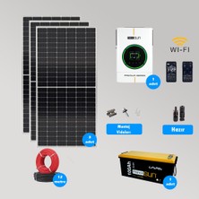 Cks Enerji 4kw Lityum Akülü Hazır Solar Paket Kolay Kurulum (Minimum Paket)