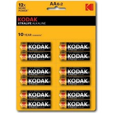 Kodak 12 Adet Aa Xtralife Alkalin Kalem Pil