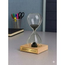 Deco Elit Kişiye Özel Kum Saati Dekoratif Mıknatıslı Manyetik Kum Saati Ofise Arkadaşa Hediye