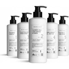 Mercada Beyaz No1 Shampoo 380 Ml+No2 Shower Gel 380 ml No3 Conditioner 380 Ml+No4 Hand&body Lotion 380ML+NO 5 Hand Wash 380 ml