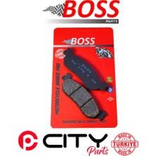 Bossparts Yamaha Yzf R1 2002-2003 Arka Fren Balatası Boss Sinterli CT1559