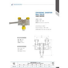 Feilun Feılun Cryogenic Tanklar Için 3 Yollu Vana Dqs-15