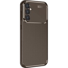 Magicool Samsung Galaxy A16 5g Kılıf Auto Focus Karbon Kapak - Kahverengi