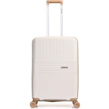 Pierre Cardin Ultra Hafif Polipropilen Kırılmaz Orta Boy Valiz