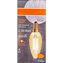 Boytaş /osram/ 4 Watt LED Ampul / Sarı Işık