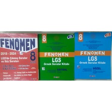 Fenomen Yayınları (Sınıf: 8) Meb Sayısal+Sözel Örnek SORULAR+2018-2024 Yılları   Çıkmış   Sorular  ve Ikiz Soruları N