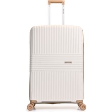 Pierre Cardin Ultra Hafif Polipropilen Kırılmaz Büyük Boy Valiz