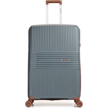 Pierre Cardin Ultra Hafif Polipropilen Kırılmaz Büyük Boy Valiz