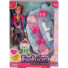 SHC4200 WG-66730-66731 Aksesuarlı Kayakçı Bebek 29 cm -Vardem Oyuncak