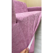 Baby Face Lastikli Koruyucu Kolsuz Koltuk Örtüsü - Pudra - 3+2 (2 Parça Set)