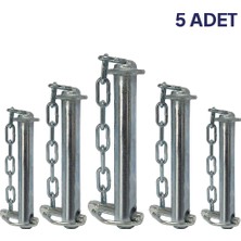 ADJ Trade Q22MM  - 150MM Zincirli Orta Kol Pimi 5 Adet