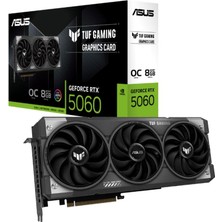 SHC4200 Geforce TUFRTX5060O8GGAMING 8gb Gddr7 128BIT 1xhdmı 2xdp Ekran Kartı