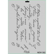 SHC4200 Rich New Seri N302 Stencil 35X25 cm