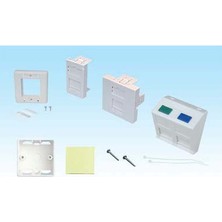 SHC4200 Fransız Tipi Sıva Altı Priz Id Istasyonla Birlikte (45X45MM Boşluk)