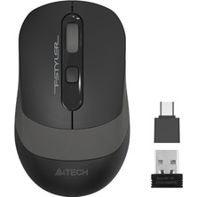SHC4200 A4 FG10CS Air2, Grey, Silent, Fstyler, 2,4ghz Kablosuz, Usb-C Den Şarj Edilebilir, Optik Mouse