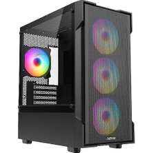 SHC4200 Fazeon F1 650W 80+ Bronze Mesh 4X120MM Rainbow Fanlı Matx Bilgisayar Kasası