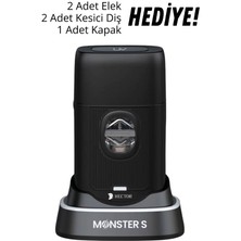 Hector Monster S 8000 Rpm Type-C Tıraş Makinesi Siyah