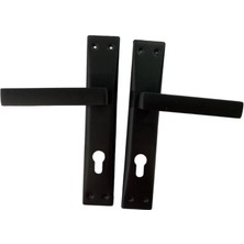 SHC4200 Adil Riva Mat Siyah Yale Kapı Kolu