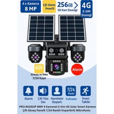 SHC4200 Balandi PRO-8420GIP 8mp 4 Kameralı 4g Aov Esim Solar Kamera