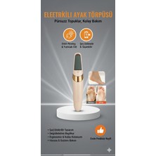 Eser Ticarett Şarjlı Elektrikli Ayak Törpüsü – Topuk Nasır Giderici, Pürüzsüz ve Yumuşak Ayaklar Için Evde Pedikür Aleti