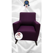 Mikro Lastikli Kaymaz Elastik Koruyucu Giydirme Koltuk Örtüsü - Fuşya - Tekli (1 Parça)