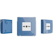 SHC4200 Ajax, Manual Call Point, Kablosuz, Kirbas Butonu Nc, Mavi̇