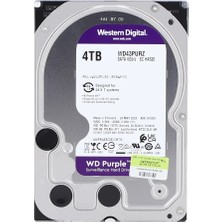 SHC4200 Wd Purple, WD43PURZ, 3.5&amp;quot;, 4tb, 256MB, 5400 Rpm, 7/24 Güvenlik, HDD (Türkiye Distribütörü