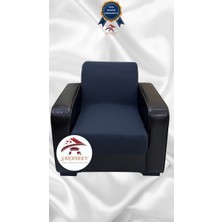 Mikro Lastikli Kaymaz Elastik Koruyucu Kolsuz Koltuk Örtüsü - Antrasit - Tekli (1 Parça)