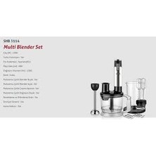 Sinbo Her Yerde Varım Multi Blender Set 1000W