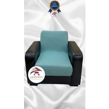 Mikro Lastikli Kaymaz Elastik Koruyucu Kolsuz Koltuk Örtüsü - Mint - Tekli (1 Parça)