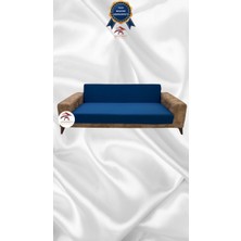 Mikro Lastikli Kaymaz Elastik Koruyucu Kolsuz Koltuk Örtüsü - Petrol - 3'lü Set (1 Parça)