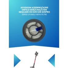 Electroll Afoddon A200PRO/A200 Orfeld B08/C10A/C10G Nequare S12 S25 S26 S25PRO Serisi Uyumlu Hepa Filtre