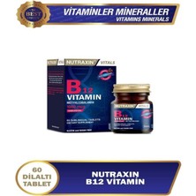 Nutraxin B12 Vitamin 60 Tablet B12 Vitamini Içeren Takviye Edici Gıda