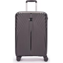 United Colors Of Benetton Ultra Hafif Polipropilen Orta Boy Valiz Siyah