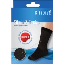 Kifidis Silver-X Gümüş Iyonlu Sıkmayan Diyabet ve Şeker Çorabı
