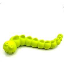Tasma Market Yeşil Tırtıl Yumuşak Dokulu Diş Kaşıma Köpek Oyuncağı Yeşil