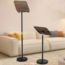 Çok Amaçlı Kitap Okuma Standı 55CM Yükseklik – Laptop Tutucu, Nota Sehpası, Projeksiyon ve Sunum Sta