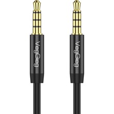3.5mm Jack Trrs Hi-Fi Aux Mikrofon ve Ses Kablosu 5 Metre