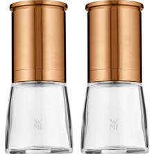 De Çelik Bakır Baharat Değirmeni Seti