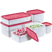 Vento Store Hobby Life Alaska 6’lı Derin Dondurucu Saklama Kabı Seti – Hızlı Dondurma Için Uygun, Sızdırmaz Kapa