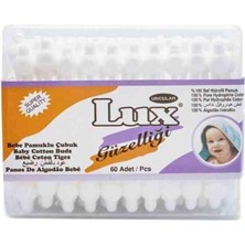 Lux Pamuklu 60 Adet Bebek Kulak Çubuğu
