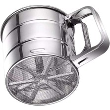 Paslanmaz Çelik Tetikli Un Eleme Aparatı, Un Eleği, Un Eleyici, Gereçleri,