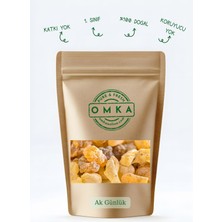 Omka Ak Günlük Sakızı Iri Boy – 50 gr | Doğal, Işlenmemiş, Ağartılmamış ve Kimyasal Işlem Görmemiş