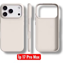 Bruntoo BR Iphone 17 Pro Max Uyumlu Kılıf Kamera Çıkıntılı Yumuşak Silikon Içi Kadife Lansman Kapak .